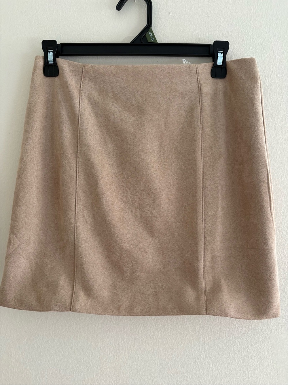 Hem & Thread Nude/Taupe A-Line Mini Skirt